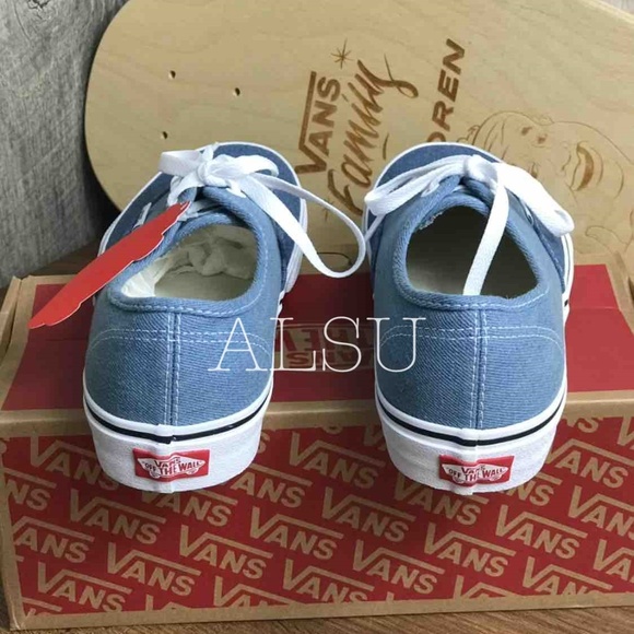 NWT VANS Authentic Denim 2 Tone Blue W AUTHENTIC - Picture 2 of 8